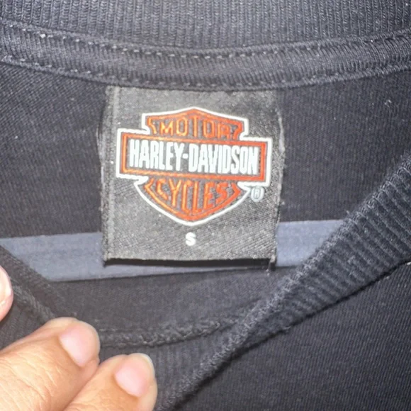 Harley Davidson Wichita Kansas Eagle TShirt Men's Large Biker Vintage Motorcycle - Picture 3 of 5